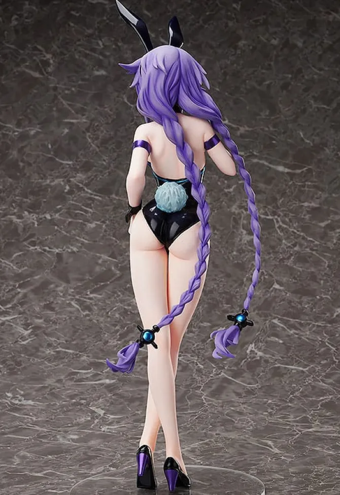 Hyperdimension Neptunia - Purple Heart Statue / Bare Leg Bunny Ver.: FREEing