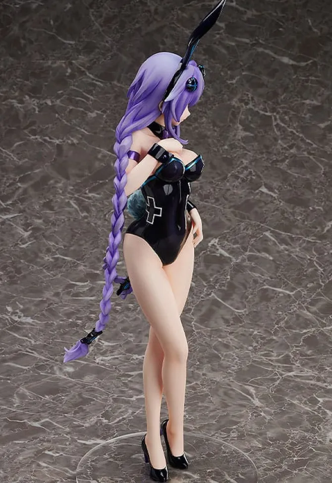 Hyperdimension Neptunia - Purple Heart Statue / Bare Leg Bunny Ver.: FREEing