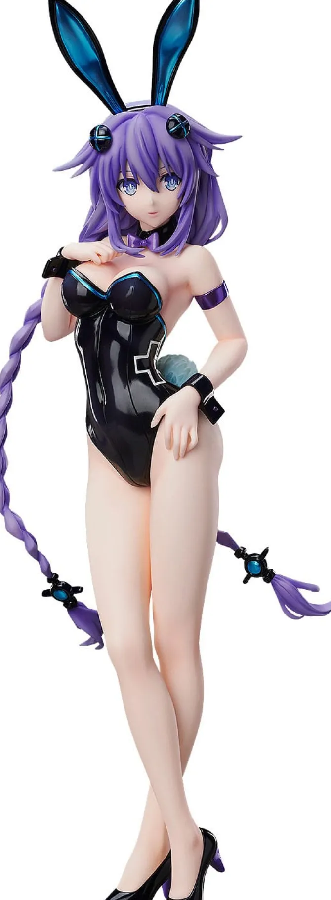 Hyperdimension Neptunia - Purple Heart Statue / Bare Leg Bunny Ver.: FREEing