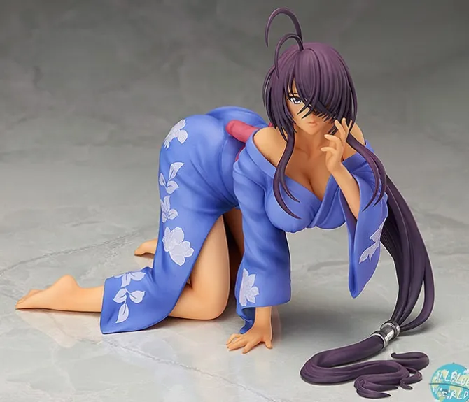 Ikki Tousen Extravaganza Epoch - Kan'u Unchou Statue - Yukata Version: FREEing