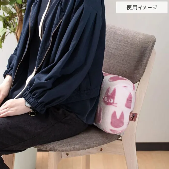 Kikis kleiner Lieferservice - Opalised block Kissen Jiji silhouette: Marushin