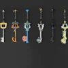 Kingdom Hearts - Anhänger 6er-Pack / Key Blade Collection - Diecast: Square Enix