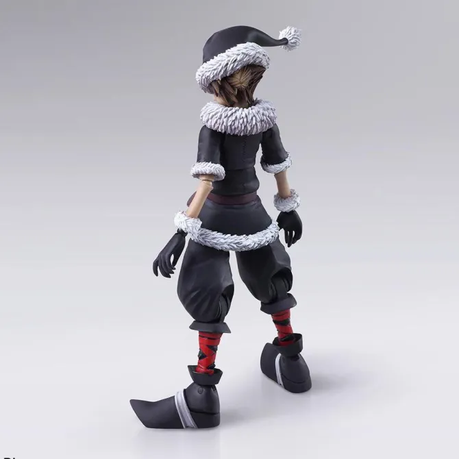 Kingdom Hearts II - Sora Actionfigur / Bring Arts - Christmas Town Version: Square Enix