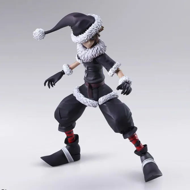 Kingdom Hearts II - Sora Actionfigur / Bring Arts - Christmas Town Version: Square Enix
