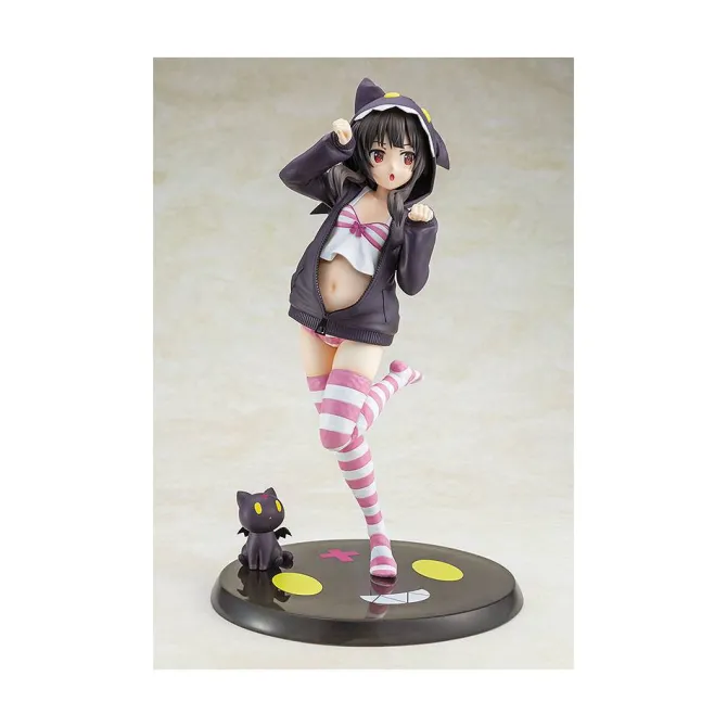 Kono Subarashii Sekai ni Shukufuku wo! - Megumin Statue / Hoodie Look Chomusuke Version: Kadokawa
