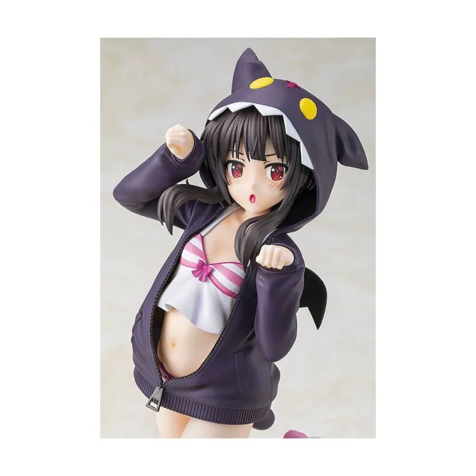 Kono Subarashii Sekai ni Shukufuku wo! - Megumin Statue / Hoodie Look Chomusuke Version: Kadokawa