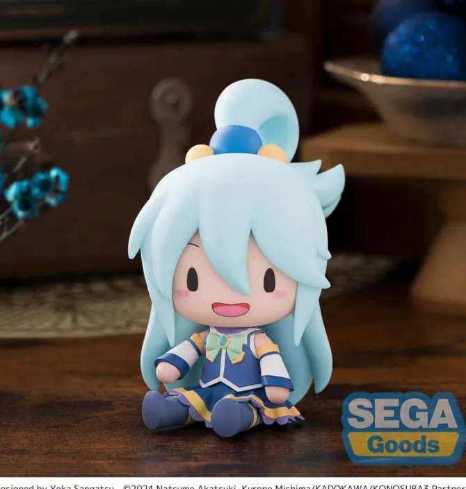 Konosuba - Aqua Fuwa Petit Chibi Figur / God´s blessing on this wonderful world! 3: Sega