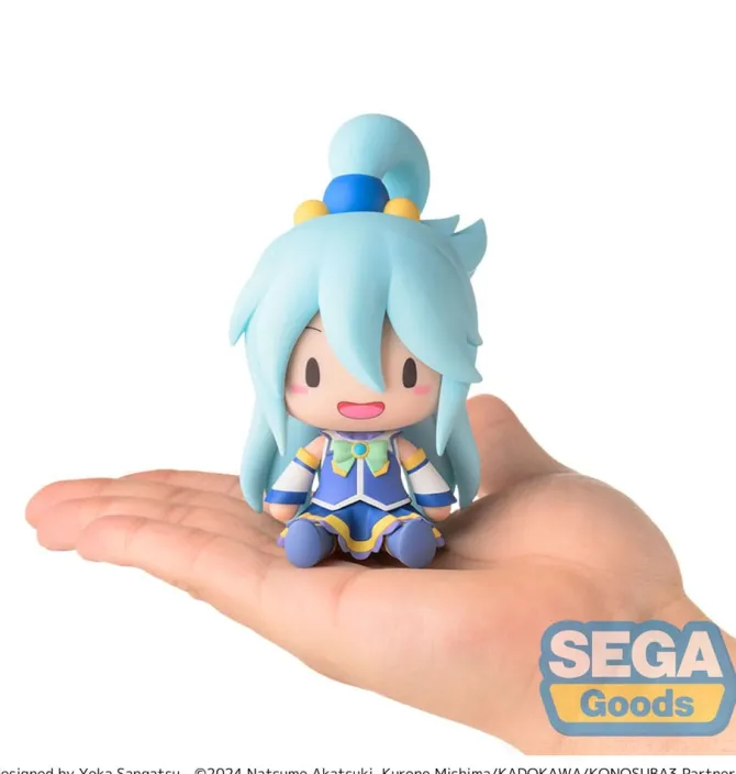 Konosuba - Aqua Fuwa Petit Chibi Figur / God´s blessing on this wonderful world! 3: Sega