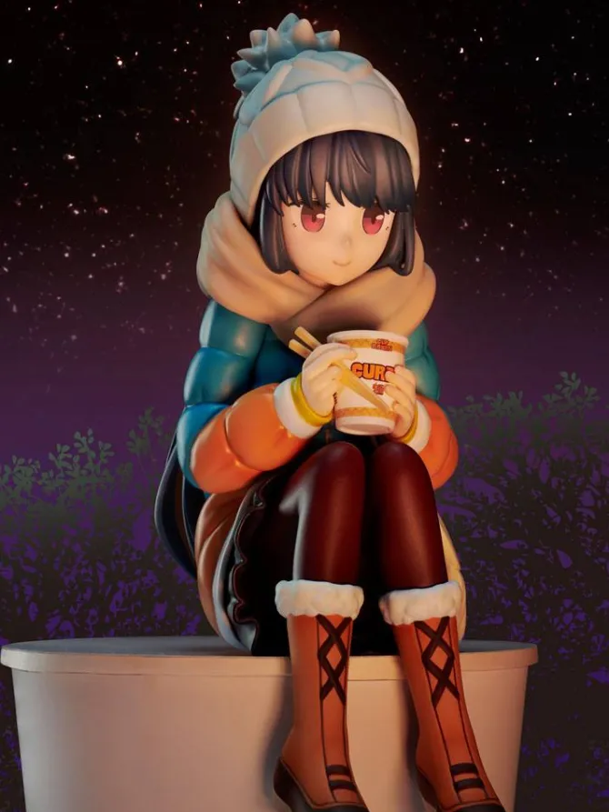 Laid-Back Camp - Rin Shima Premium Noodle Stopper: Furyu