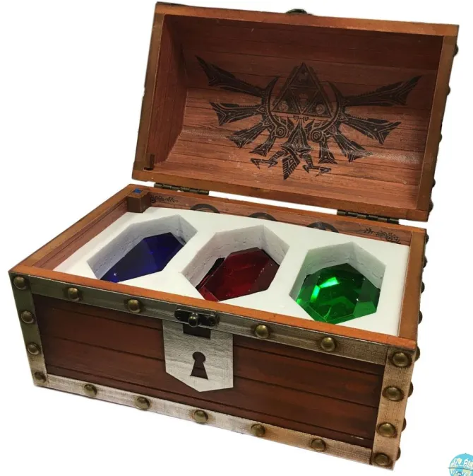 Legend of Zelda - Briefbeschwerer 3er-Pack Rubin-Truhe