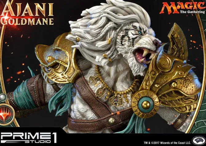 Magic The Gathering - Ajani Goldmane Statue / Premium Masterline: Prime 1 Studio