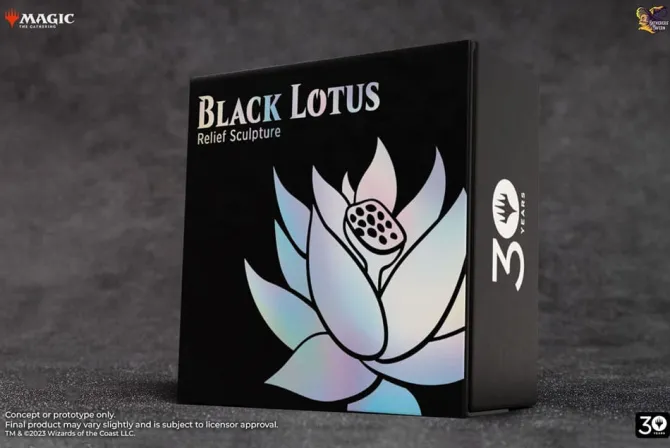 Magic The Gathering Relief - Skulptur Black Lotus Previews Exclusive: Gatherers Tavern