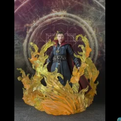 Marvel - Doctor Strange & Burning Flame Set Actionfigur - S.H. Figuarts: Bandai