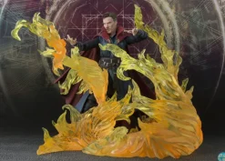 Marvel - Doctor Strange & Burning Flame Set Actionfigur - S.H. Figuarts: Bandai