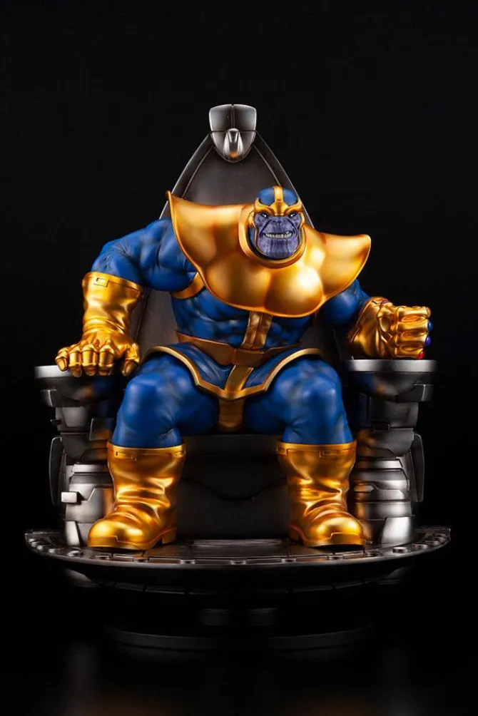 Marvel Comics - Thanos on Space Throne Statue - Fine Art: Kotobukiya