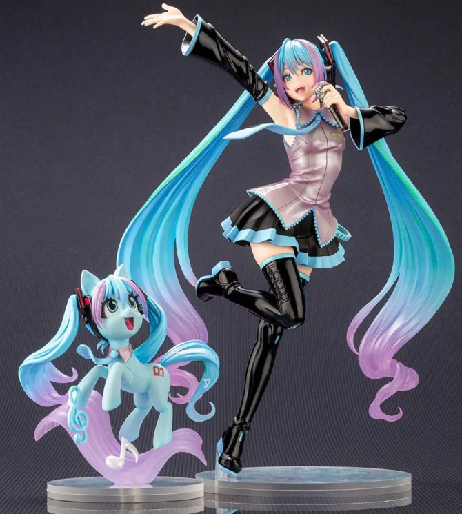 Mein kleines Pony feat. Hatsune Miku - Hatsune Miku Pony Statue / Bishoujo: Kotobukiya