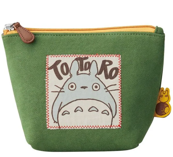 Mein Nachbar Totoro - Geldbörse / Kosmetiktasche Totoro Autumn Green: Marushin