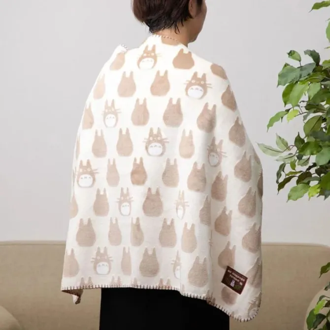 Mein Nachbar Totoro - Opalised-Fleecedecke Totoro silhouette: Marushin