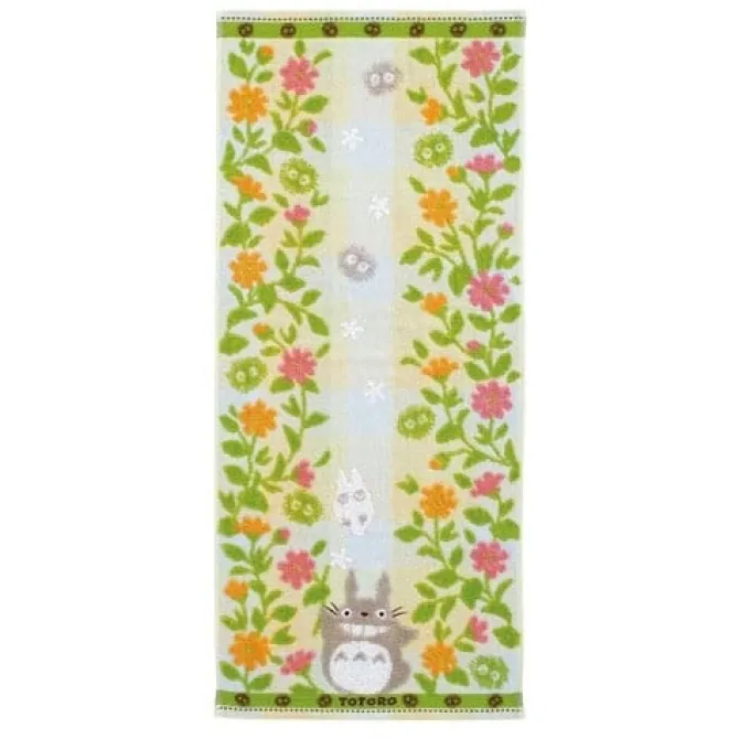Mein Nachbar Totoro - Totoro Flower garden Handtuch: Marushin