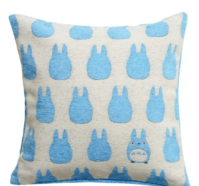 Mein Nachbar Totoro Ghibli - Kissen Totoro Silhouette blau : Marushin