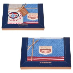 Mein Nachbar Totoro Imabari - Denim stitching 3er-Set Handtücher: Marushin