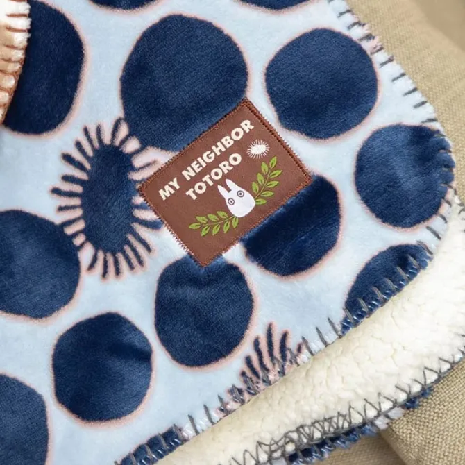 Mein Nachbar Totoro Opalised - Fleecedecke Soot Sprite silhouette: Marushin