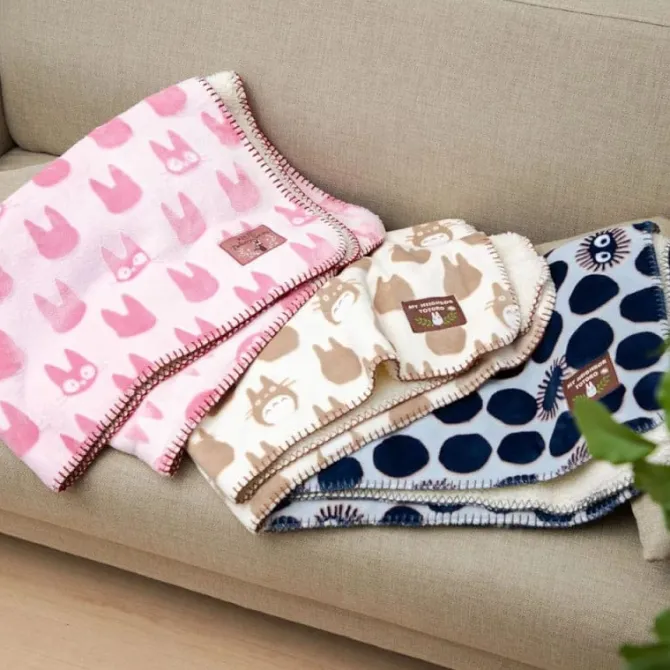 Mein Nachbar Totoro Opalised - Fleecedecke Soot Sprite silhouette: Marushin