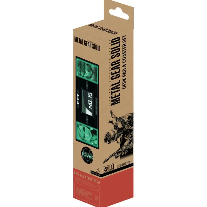 Metal Gear Solid - Schreibtischunterlage & Untersetzer Set Solid Snake x Raiden Limited Edition: Fa