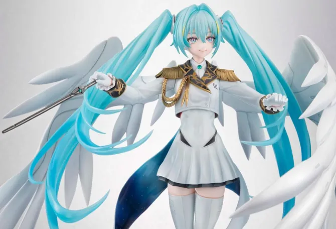 Mobile Suit Gundam x Hatsune Miku - Miku Statue / Lucrea - 45th Anniversary: MegaHouse