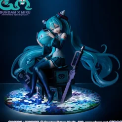 Mobile Suit Gundam x Miku OO Gundam - Miku Statue / Lucrea - 45th Anniversary: MegaHouse