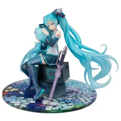 Mobile Suit Gundam x Miku OO Gundam - Miku Statue / Lucrea - 45th Anniversary: MegaHouse