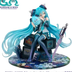 Mobile Suit Gundam x Miku OO Gundam - Miku Statue / Lucrea - 45th Anniversary: MegaHouse