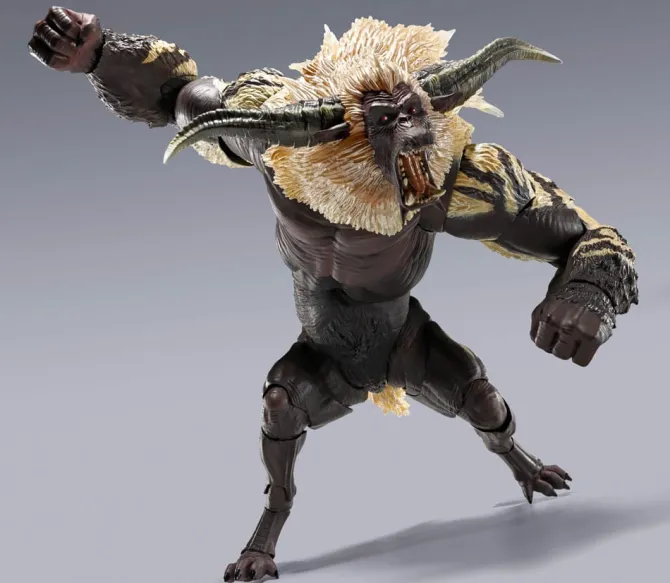 Monster Hunter - Furious Rajang Actionfigur / S.H. Monster Arts: Bandai Tamashii Nations