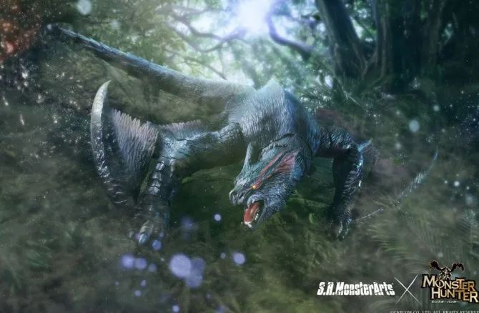 Monster Hunter - Nargacuga Actionfigur / S.H.Figuarts: Tamashii Nations