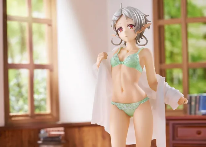 Mushoku Tensei Jobless Reincarnation 2 - Sylphiette Statue / Palm Size: Ques Q