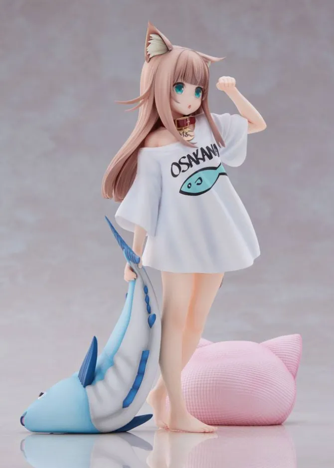 My Cat Is a Kawaii Girl - Kinako Statue / Good Morning Version: Golden Head