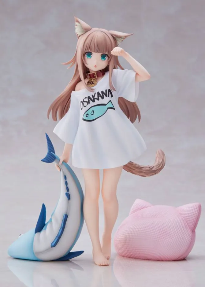 My Cat Is a Kawaii Girl - Kinako Statue / Good Morning Version: Golden Head