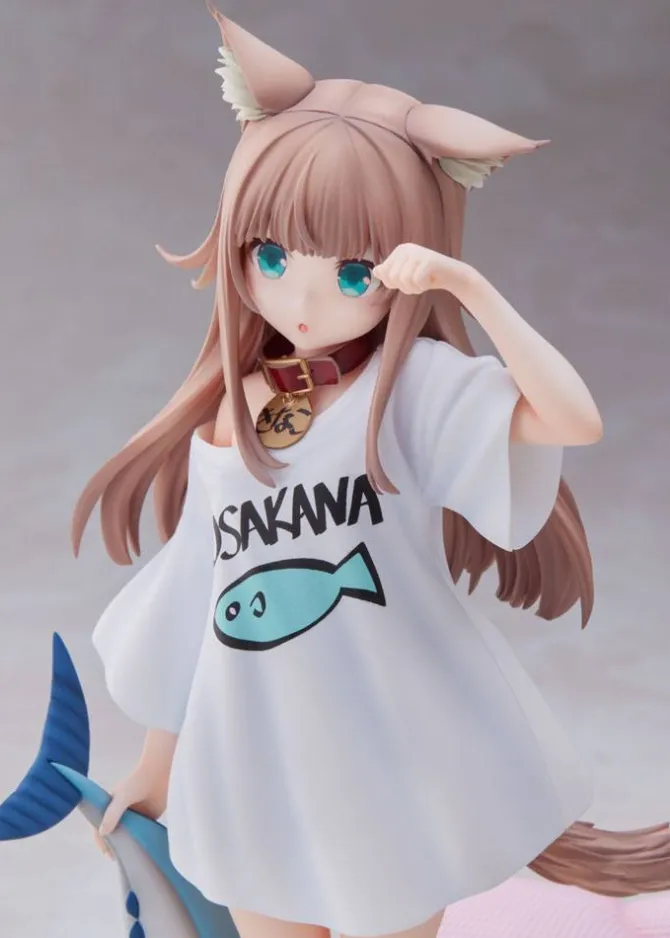 My Cat Is a Kawaii Girl - Kinako Statue / Good Morning Version: Golden Head