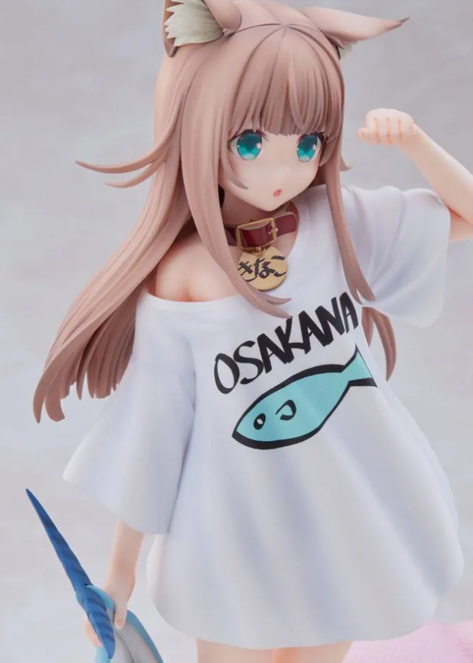 My Cat Is a Kawaii Girl - Kinako Statue / Good Morning Version: Golden Head