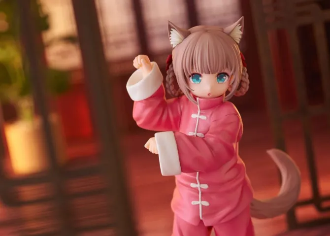 My Cat Is a Kawaii Girl - Kinako Statue / Palette Dress-Up Collection - Nyang fu Version: Golden Hea