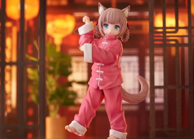 My Cat Is a Kawaii Girl - Kinako Statue / Palette Dress-Up Collection - Nyang fu Version: Golden Hea