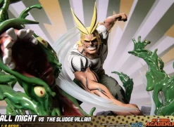 My Hero Academia - Diorama All Might Vs. the Sludge Villain: First 4 Figures
