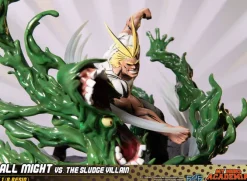 My Hero Academia - Diorama All Might Vs. the Sludge Villain: First 4 Figures