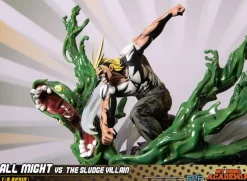 My Hero Academia - Diorama All Might Vs. the Sludge Villain: First 4 Figures