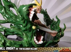 My Hero Academia - Diorama All Might Vs. the Sludge Villain: First 4 Figures