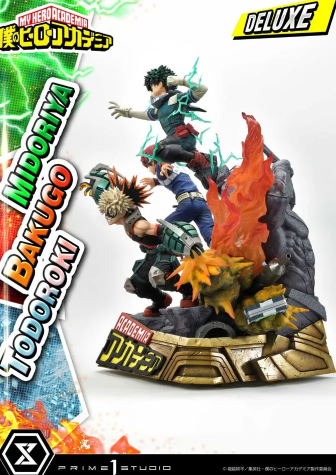 My Hero Academia - Midoriya, Bakugo & Todoroki Statue / Deluxe Bonus Version: Prime 1 Studio
