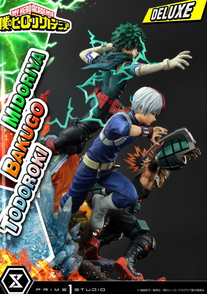 My Hero Academia - Midoriya, Bakugo & Todoroki Statue / Deluxe Bonus Version: Prime 1 Studio