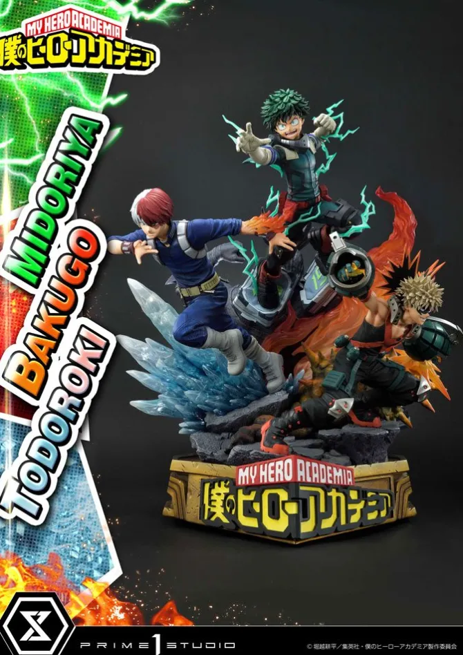 My Hero Academia - Midoriya, Bakugo & Todoroki Statue: Prime 1 Studio