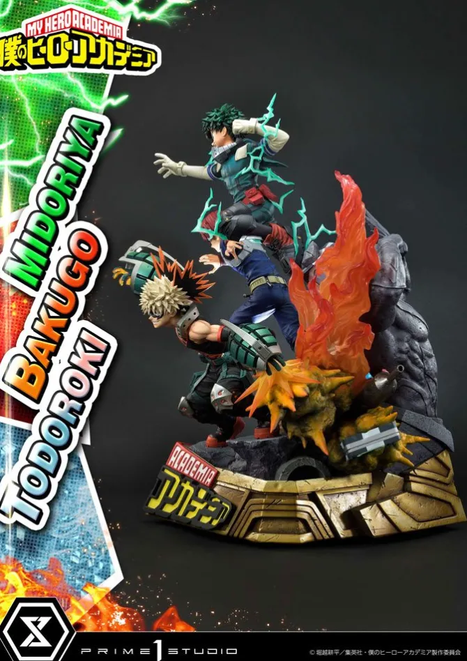 My Hero Academia - Midoriya, Bakugo & Todoroki Statue: Prime 1 Studio