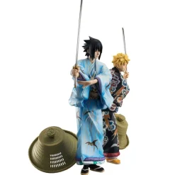 Naruto - Naruto & Sasuke Statue / G.E.M - Kabuki Version: MegaHouse